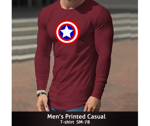 Mens Printed Casual T-shirt SM-78